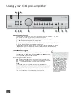 Preview for 6 page of Arcam C31 Handbook