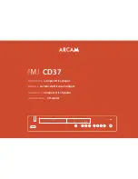 Arcam CD37 Handbook preview