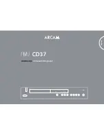 Preview for 3 page of Arcam CD37 Handbook