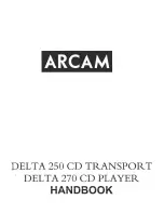 Предварительный просмотр 1 страницы Arcam Delta 250 Handbook