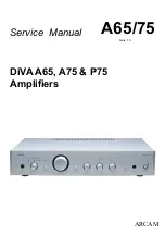 Preview for 1 page of Arcam DiVA A65 Service Manual