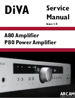 Arcam DiVA A80 Service Manual предпросмотр