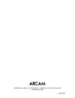 Preview for 87 page of Arcam DiVA AVR300 Service Manual