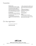 Preview for 8 page of Arcam DiVA CD72 Handbook