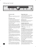 Предварительный просмотр 6 страницы Arcam DiVA DT81 Handbook