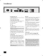 Preview for 4 page of Arcam DV88 Handbook