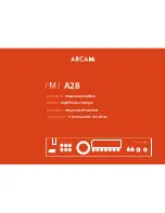 Предварительный просмотр 1 страницы Arcam FMJ A28 Handbook