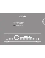 Preview for 11 page of Arcam FMJ A39 Handbook