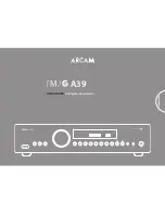 Preview for 27 page of Arcam FMJ A39 Handbook