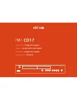 Preview for 1 page of Arcam FMJ CD17 Handbook