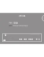 Preview for 17 page of Arcam fmj D33 Handbook