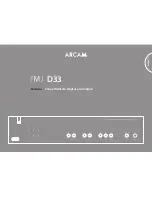 Preview for 59 page of Arcam fmj D33 Handbook