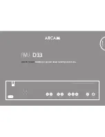 Preview for 73 page of Arcam fmj D33 Handbook