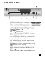 Preview for 9 page of Arcam FMJ MS250 Manual