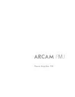 Arcam FMJ P35 User Manual предпросмотр