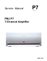 Preview for 1 page of Arcam FMJ P7 Service Manual