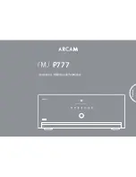 Preview for 25 page of Arcam FMJ P777 Handbook