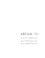 Предварительный просмотр 1 страницы Arcam FMJ T31 Handbook