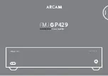 Предварительный просмотр 3 страницы Arcam P429 Handbook