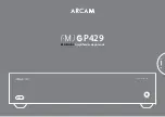 Preview for 61 page of Arcam P429 Handbook