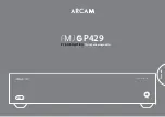 Preview for 75 page of Arcam P429 Handbook