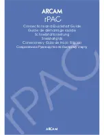 Preview for 1 page of Arcam rPAC Connections And Quickstart Manual