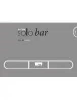 Preview for 1 page of Arcam Solo bar Handbook