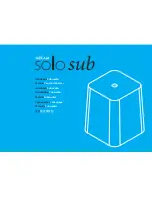 Arcam Solo sub Handbook preview