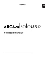 Предварительный просмотр 3 страницы Arcam Solo Uno Handbook