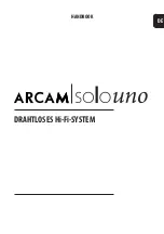 Предварительный просмотр 27 страницы Arcam Solo Uno Handbook