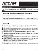 Arcan A41311 Owner'S Manual preview