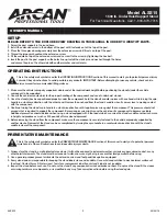 Preview for 2 page of Arcan ALSS15 Quick Start Manual