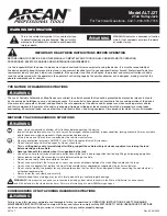 Arcan ALTJ2T Quick Start Manual preview