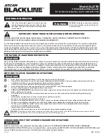 Arcan BLACKLINE ALJ3TB Manual preview