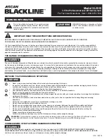 Preview for 1 page of Arcan BLACKLINE XL35B Manual