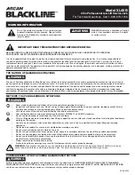 Arcan BLACKLINE XL40B Quick Start Manual preview