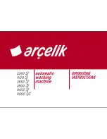 arcelik 3340 SJ Operating Instructions Manual preview