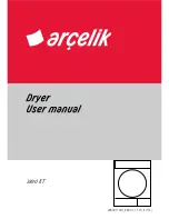 arcelik 3890 KT User Manual предпросмотр