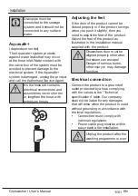 Предварительный просмотр 14 страницы arcelik 63103 I WF User Manual