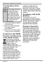 Предварительный просмотр 7 страницы arcelik 9382 SI User Manual