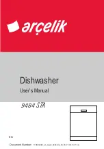 arcelik 9484 STA User Manual preview