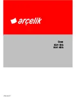 arcelik 9541 HDG User Manual preview