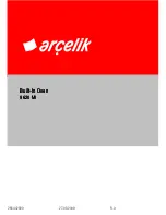 arcelik 9620 MI User Manual preview