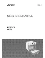 arcelik built in oven Service Manual preview