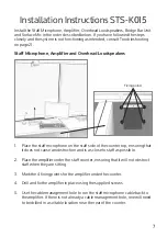 Preview for 7 page of ARCHEAN Audio ACCESSIBILITE DCSTS-K015 Installation & User Manual