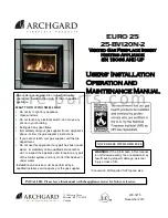 Preview for 1 page of Archgard 25-BVI20N-2 User'S Installation, Operation And Maintenance Manual