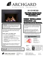 Предварительный просмотр 1 страницы Archgard 31-DVIE33 User'S Installation, Operation And Maintenance Manual