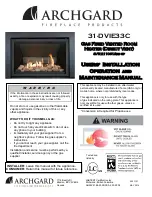 Archgard 31-DVIE33C User'S Installation, Operation And Maintenance Manual preview