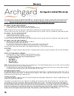 Предварительный просмотр 36 страницы Archgard 31-DVIM33C-2 Installation, Operation And Maintenance Manual