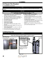 Предварительный просмотр 18 страницы Archgard 340000 Installation, Operation And Maintenance Manual